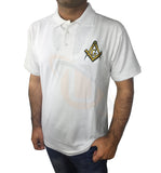Masonic Polo Shirt with Embroidered Square Compass & G for Masons - kitchcutlery
 - 3